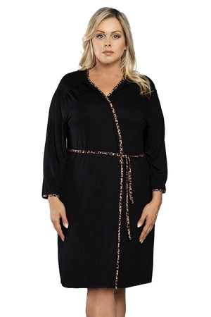 Italian Fashion Eila r.3/4 Nocna szlafrok, czarny