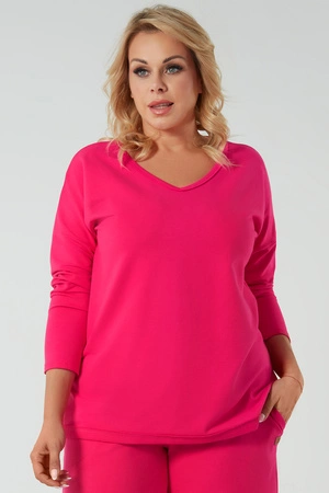 Italian Fashion Madri dł.r. Bluza nierozpinana, fuksja