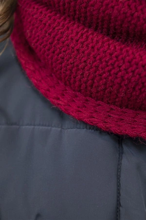 Vivisence 7014 Kmpl+R Komplet czapka+komin+rękawiczki, bordowy