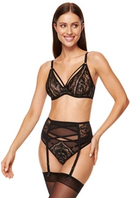 Gorteks Gwen/B2 Biustonosz miękki, czarny