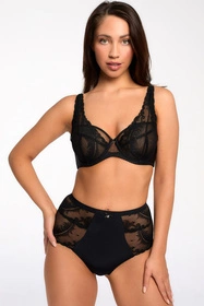 Bella Misteria 51-107 Czarny Łabędź Biustonosz miękki, czarny