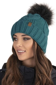 Vivisence 7014 Kmpl+R Komplet czapka+komin+rękawiczki, ciemny turkus