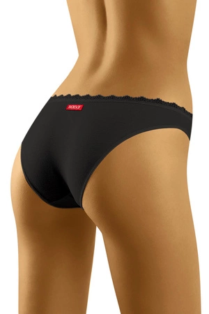 Wol-Bar Soft Cute 3-pak Majtki figi, czarny