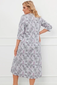 Italian Fashion Ardila r.3/4 Nocna koszula, druk/szary