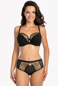 Gaia 1059B Ursula Majtki brazyliany, czarny