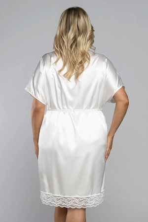 Italian Fashion Dotyk kr.r Nocna szlafrok, ecru