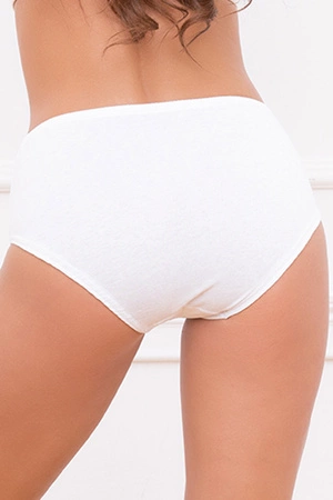 Italian Fashion Nadia Majtki wysokie figi, biały