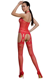 Passion ECO BS006 Body bodystocking, red