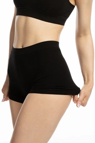 Julimex Bamboo Boyshort Majtki figi, czarny