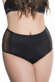 Julimex Opal panty Majtki wysokie figi, czarny