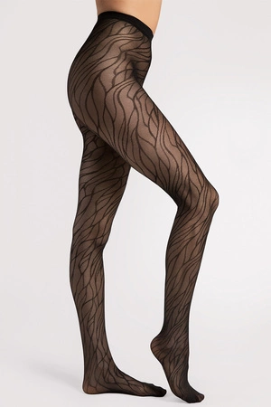 Fiore Organica 30 DEN G6116 Wyrób pończoszniczy rajstopy, black