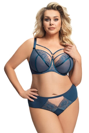 Gorsenia K665 Paradise Majtki figi, niebieski