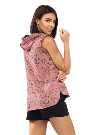 Reviver F5506 Bluza nierozpinana, pudrowy róż