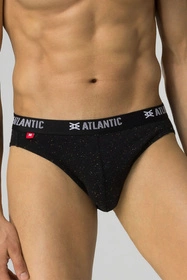 Atlantic 3MP-174 3-pack Majtki slipy, czarny/czarny/czarny