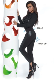 Bas Bleu Ally Legginsy klasyczne, black