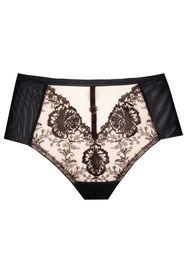 Unikat Saskia Majtki bokserki, czarny-beż