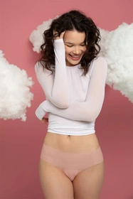 Julimex Mousse Classic Majtki figi, brzoskwiniowy