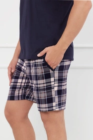 Italian Fashion Edwin kr.r. kr.sp. Nocna piżama, granat/druk