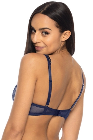 Mat 3530/22 Percy Biustonosz usztywniany, granatowo-beżowy