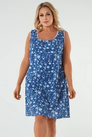 Italian Fashion Tulip sz.r. Nocna koszula, druk/niebieski