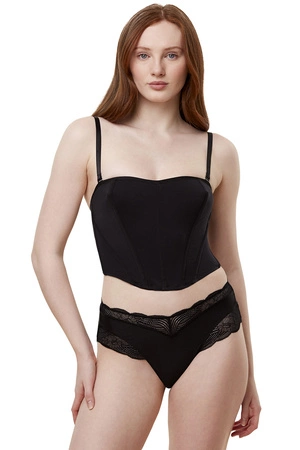 Triumph 10215945 Lift Smart Bandeau Maxi EX Majtki figi, 0004-black