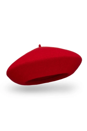 Vivisence 7073 Nakrycie głowy beret, czerwony