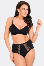 Babell BBL 199 Majtki wysokie figi, czarny