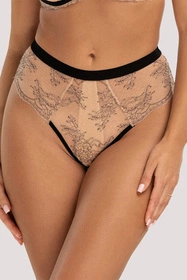 Unikat Atina Majtki figi, beż-czarny