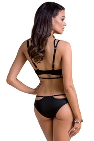 Casmir Victoria bikini Nocna komplet biustonosz + figi, black