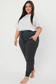 Italian Fashion Foggia dł.sp. Spodnie dres, druk/zielony