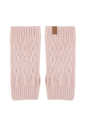 Vivisence 7216 Rękawiczki dzianinowe, różowy