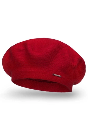Vivisence 7005 Nakrycie głowy beret, czerwony