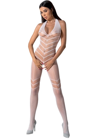 Passion BS100 Body bodystocking, white