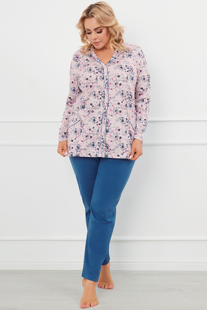 Italian Fashion Lacenta d�.r. d�.sp. Nocna pi�ama, druk/jeans