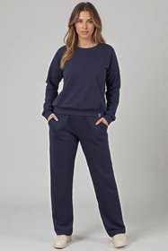 Vivisence 9205kmpl Komplet bluza+spodnie, granatowy