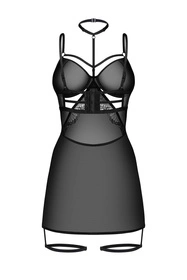 Obsessive Arrowel chemise Nocna koszulka, black