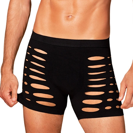 Obsessive M104 boxer Majtki bokserki, czarny