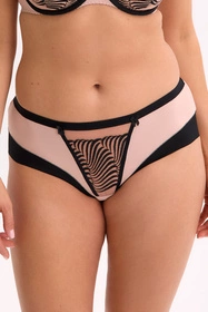 Gaia 1327P Ivana Majtki figi, czarno-różowy
