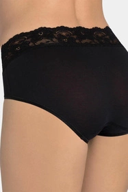 Sloggi 10031896 Romance Midi Majtki figi, 0004-black
