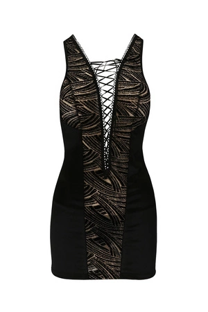 Casmir Lara chemise Nocna komplet koszulka + stringi, black