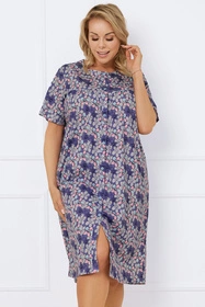 Italian Fashion Bonaria kr.r. Nocna koszula, druk/jeans