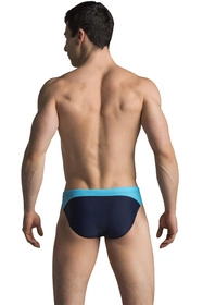 gWINNER Zbych Kostium kąpielowy kąpielówki, granatowo-niebieski