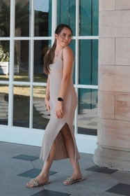 Dkaren DK-K-P7 Sukienka homewear, beż