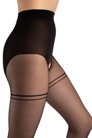 Fiore Delight 20 DEN O5037 Wyrób pończoszniczy rajstopy, black
