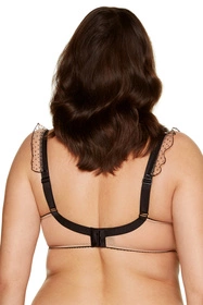 Gorteks Clio/B4 Biustonosz usztywniany, beżowo-czarny