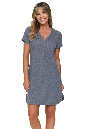 Doctor Nap TCB.7570 Nocna koszula, dark grey
