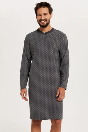 Italian Fashion Balmer dł.r. Nocna koszula, druk/grafit