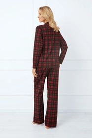 Italian Fashion Nicola dł.r. dł.sp. Nocna piżama, druk/czerwony