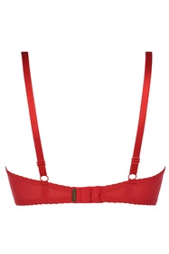 Axami V-8131 Biustonosz push-up, czerwony