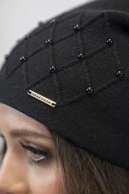 Vivisence 7002Kmpl Komplet czapka+szalik, czarny